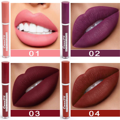 Set de Labiales Mate Waterproof de Larga Duración