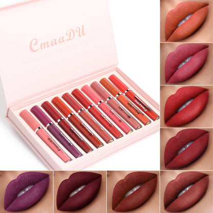 Set de Labiales Mate Waterproof de Larga Duración