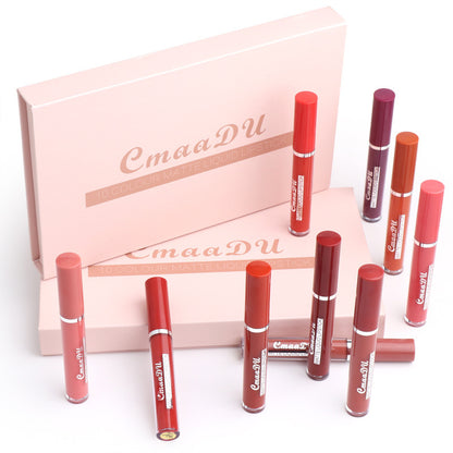 Set de Labiales Mate Waterproof de Larga Duración