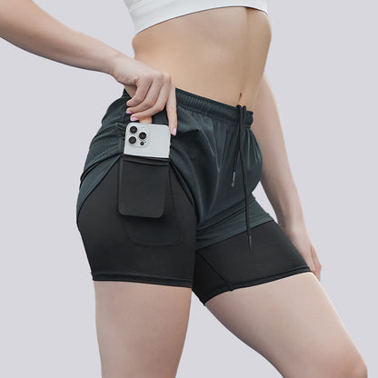 Shorts Deportivos Doble Capa ProFit