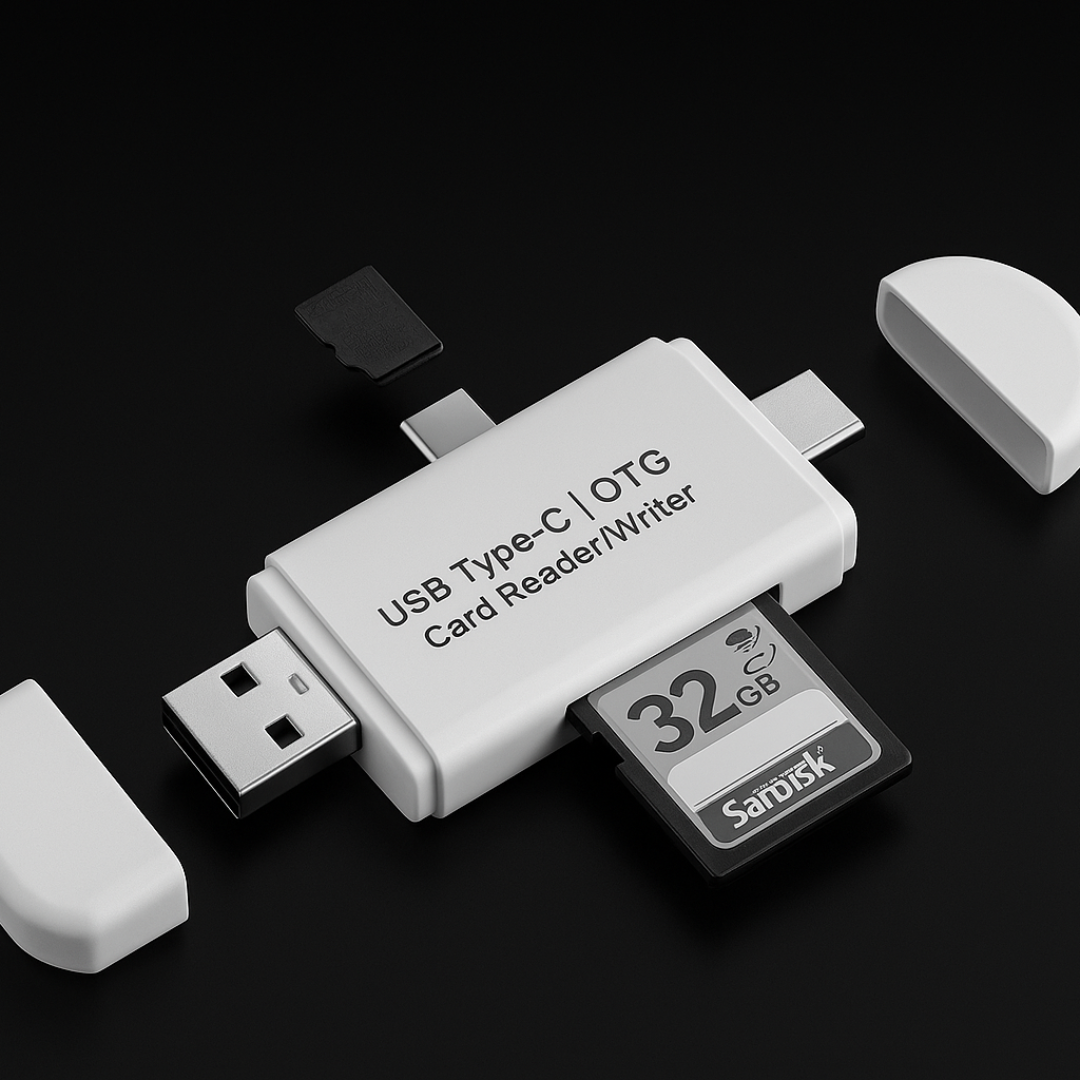 Palinari Adaptador OTG 4‑en‑1