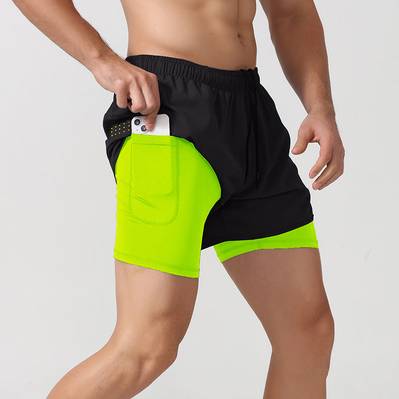Shorts Deportivos Doble Capa ProFit